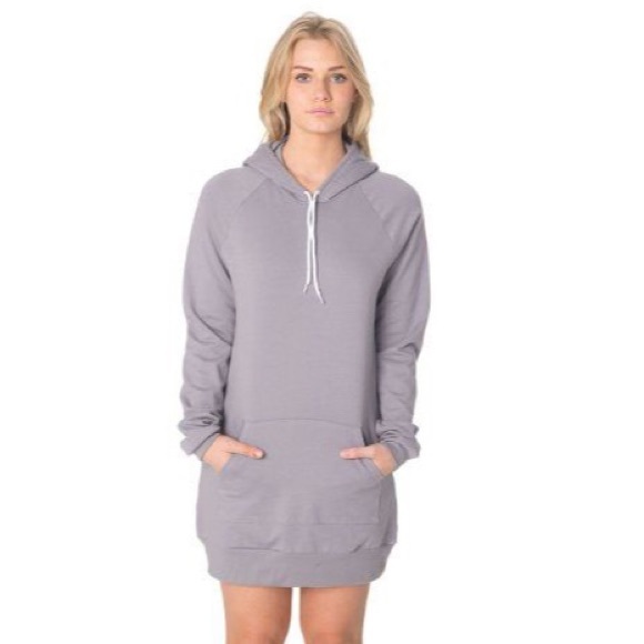 american apparel sweatshirt dress